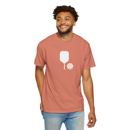 Pickleball Paddle And Ball Icon Tee Minimalist Pickler Unisex T-Shirt