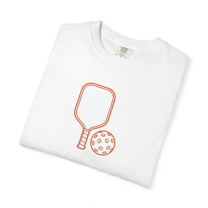 Pickleball Paddle And Ball Icon Tee Minimalist Pickler Unisex T-Shirt