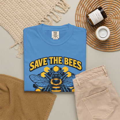 Save the Bees Graphic Tee | Bee Kind Conservation Shirt | Earth Day Gift | Nature Tee