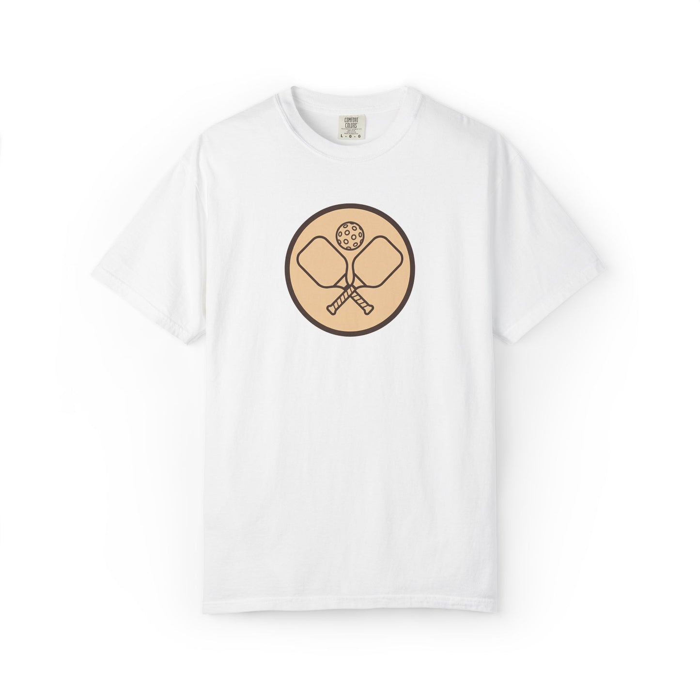 Vintage Pickleball Badge Tee Pickler Crest Minimalist Unisex Shirt