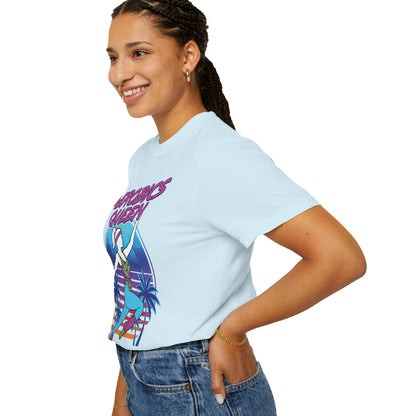 Aerobics Queen Retro 80s Dance Graphic Tee | Vintage Workout Shirt Women