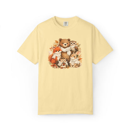 Woodland Friends Watercolor Tee | Forest Animal Gift Shirt | Wildlife Art | Nature Lover
