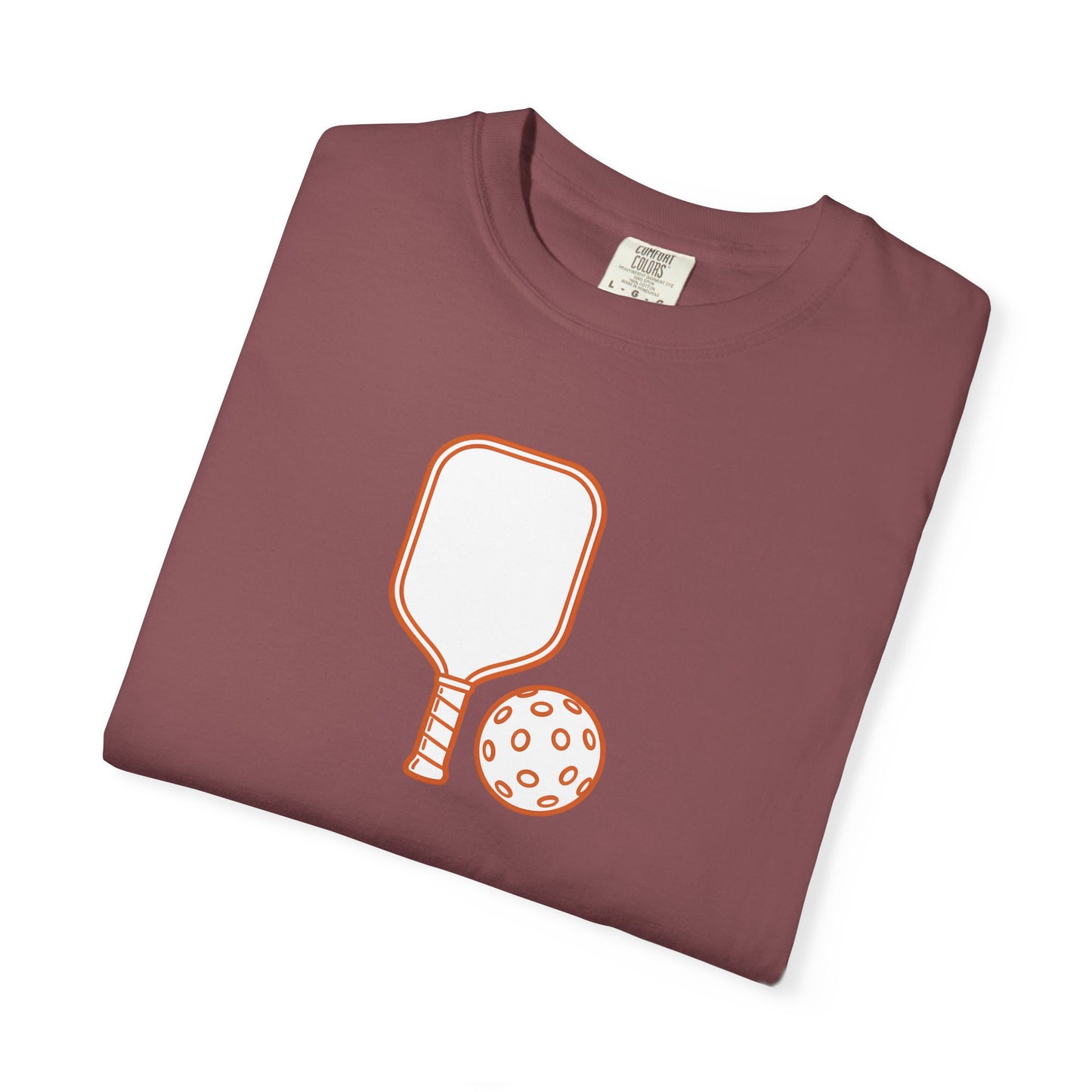 Pickleball Paddle And Ball Icon Tee Minimalist Pickler Unisex T-Shirt