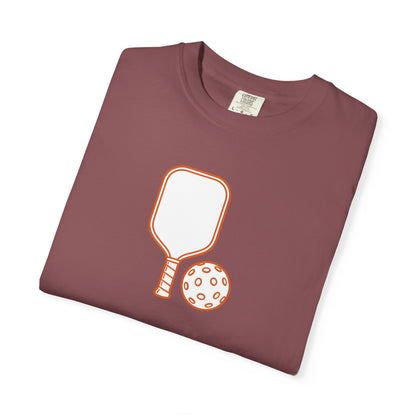 Pickleball Paddle And Ball Icon Tee Minimalist Pickler Unisex T-Shirt