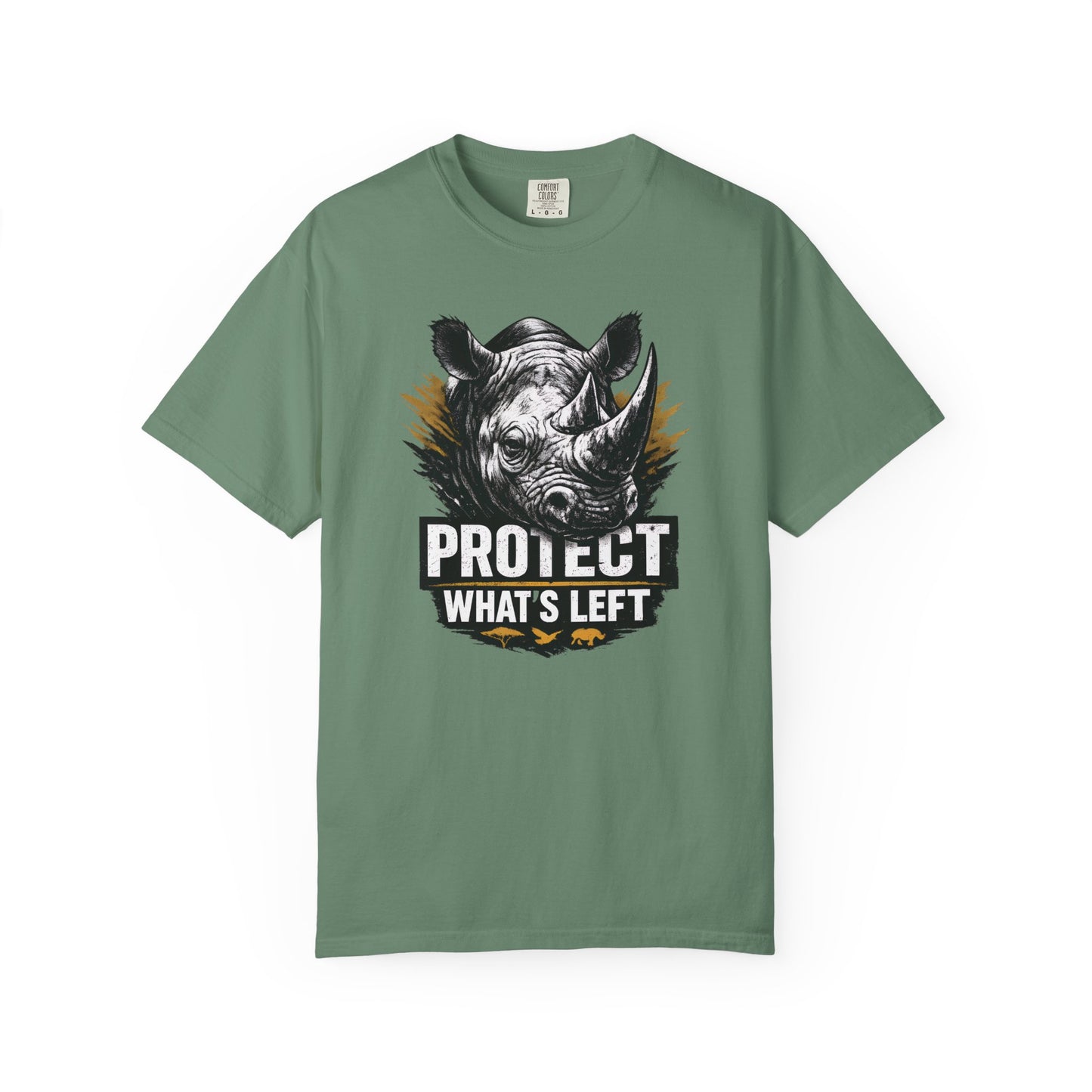 Black Rhino Conservation Tee | Protect What's Left | Endangered Species Shirt | Unisex