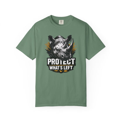 Black Rhino Conservation Tee | Protect What's Left | Endangered Species Shirt | Unisex