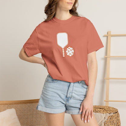 Pickleball Paddle And Ball Icon Tee Minimalist Pickler Unisex T-Shirt