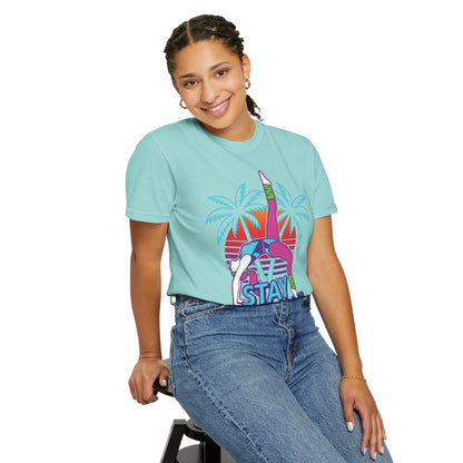 Stay Flexible Retro 80s Backbend Graphic Tee | Vintage Workout Shirt Women