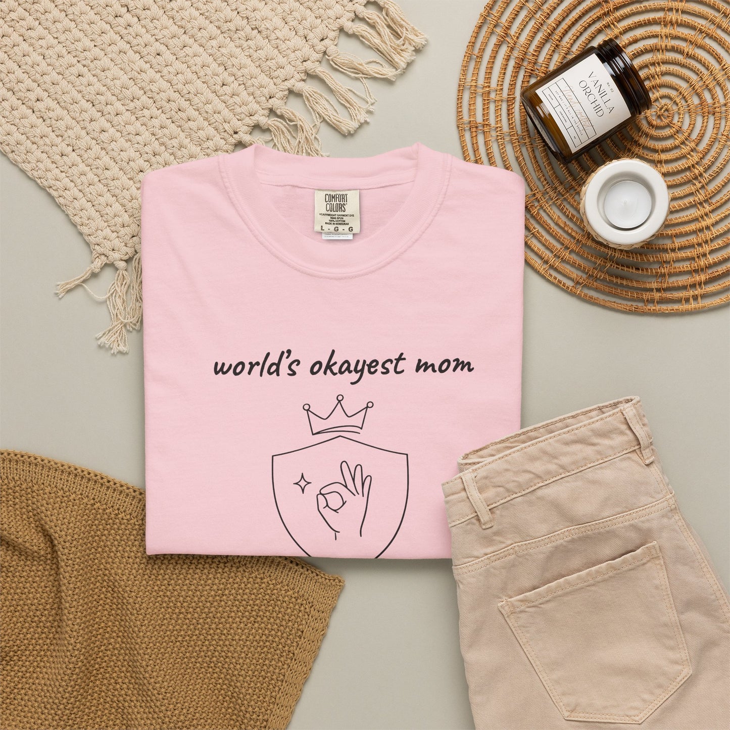 World's Okayest Mom Shirt | Funny Mom Gift | Mother's Day Tee | Mom Humor Shirt