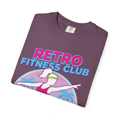 Retro Fitness Club 80s Aerobics Graphic Tee | Vintage Gym Shirt Women
