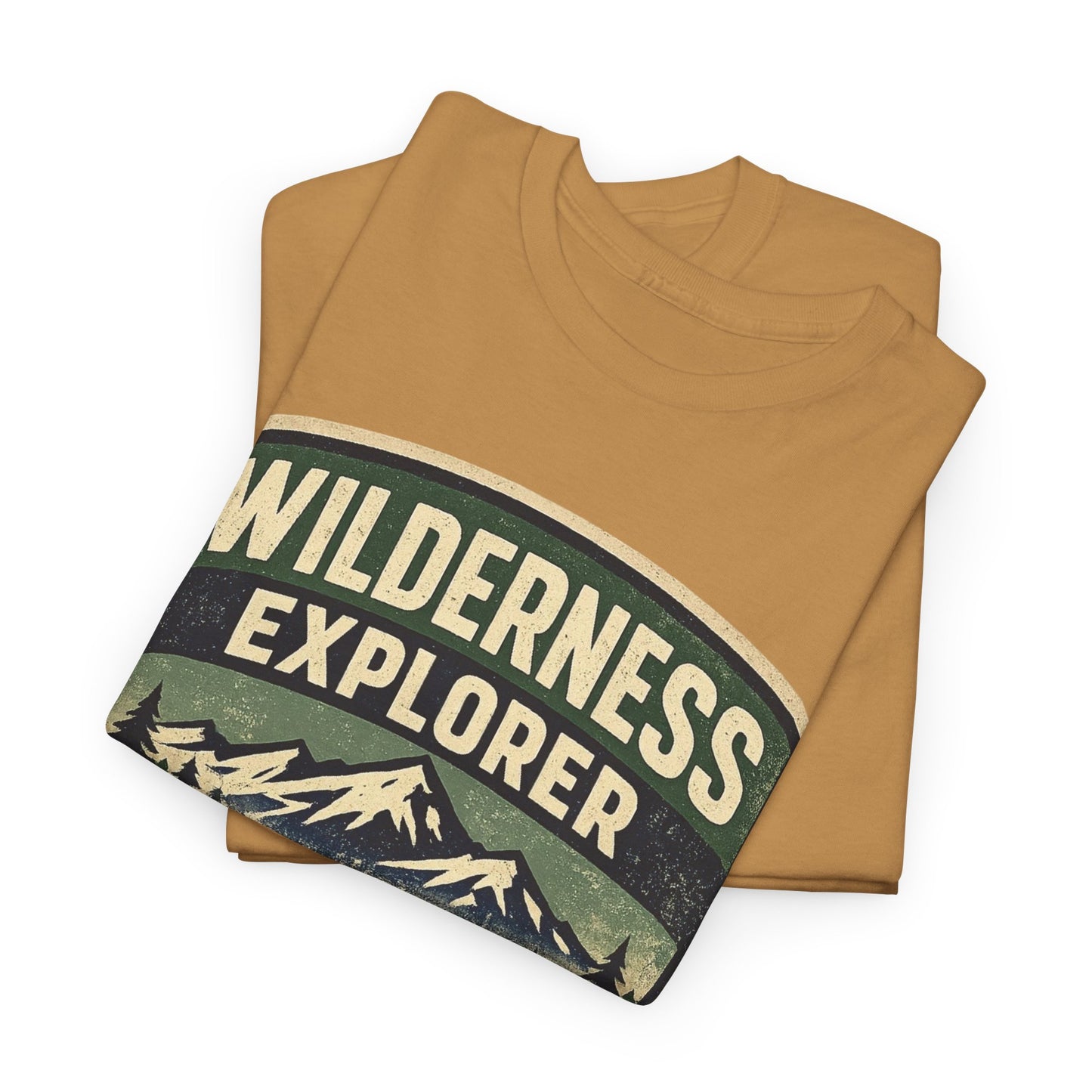 Wilderness Explorer Shield badge Tee | Retro Outdoor Adventure design | Hiking