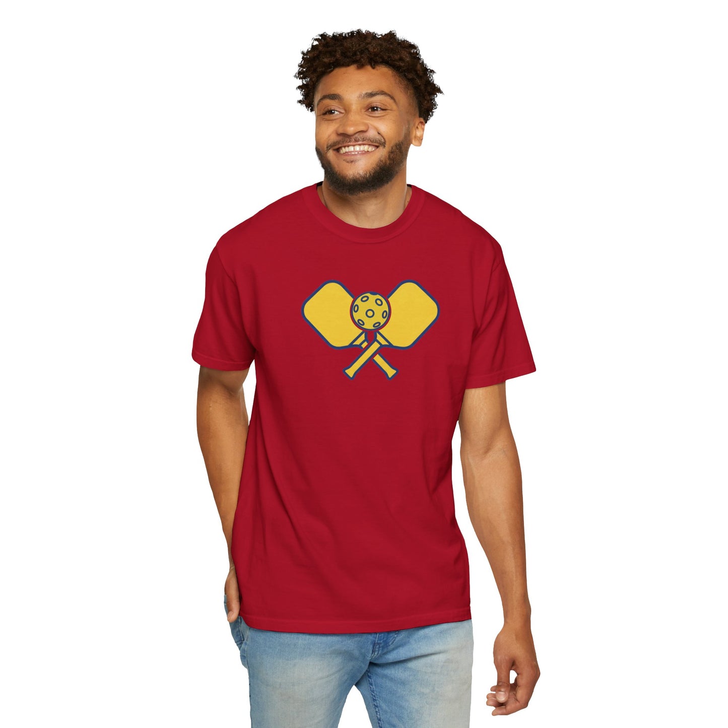 Pickleball Crossed Paddles Tee Pickler Minimalist Graphic Unisex Shirt