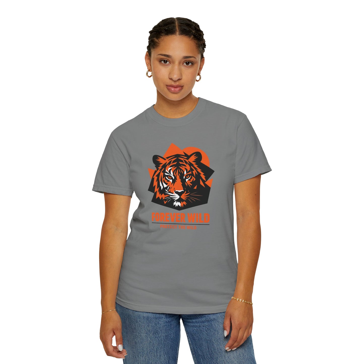 Tiger Forever Wild Conservation Tee | Protect the Wild Shirt | Endangered Animal Gift