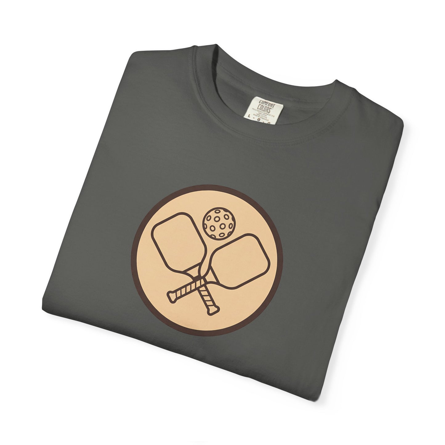 Vintage Pickleball Badge Tee Pickler Crest Minimalist Unisex Shirt