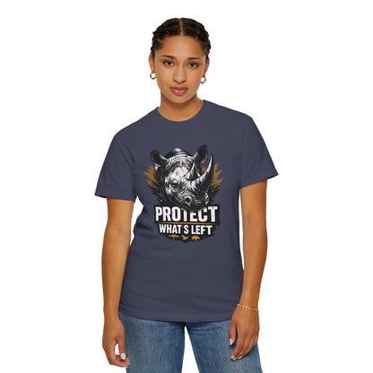 Black Rhino Conservation Tee | Protect What's Left | Endangered Species Shirt | Unisex