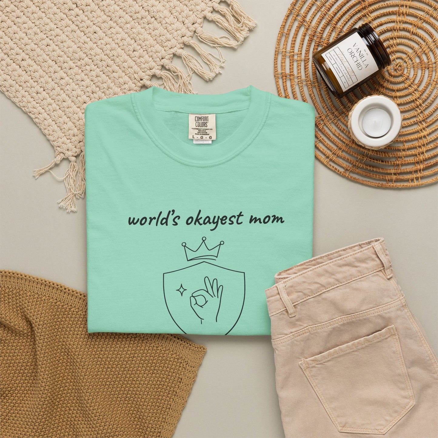 World's Okayest Mom Shirt | Funny Mom Gift | Mother's Day Tee | Mom Humor Shirt
