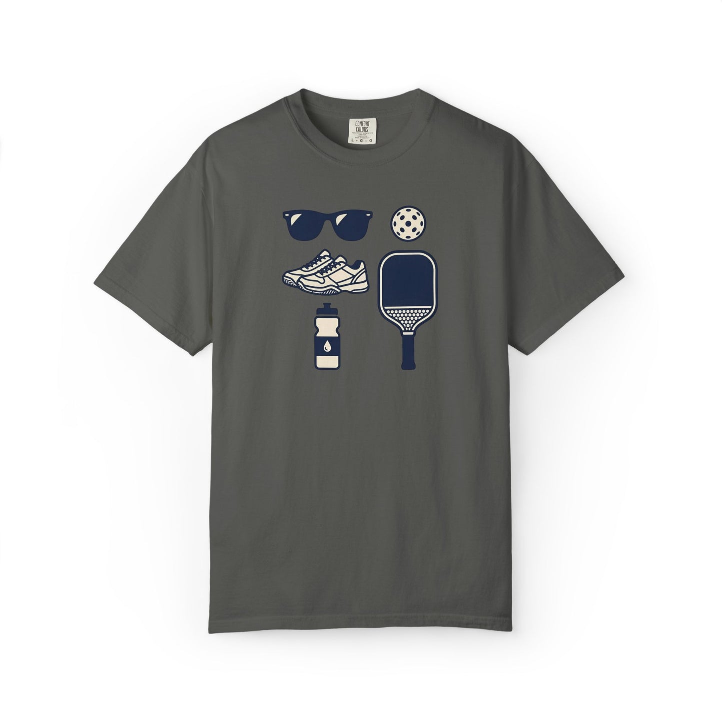 Pickleball Essentials Icon Tee Minimalist Pickler Sport Unisex Graphic Shirt