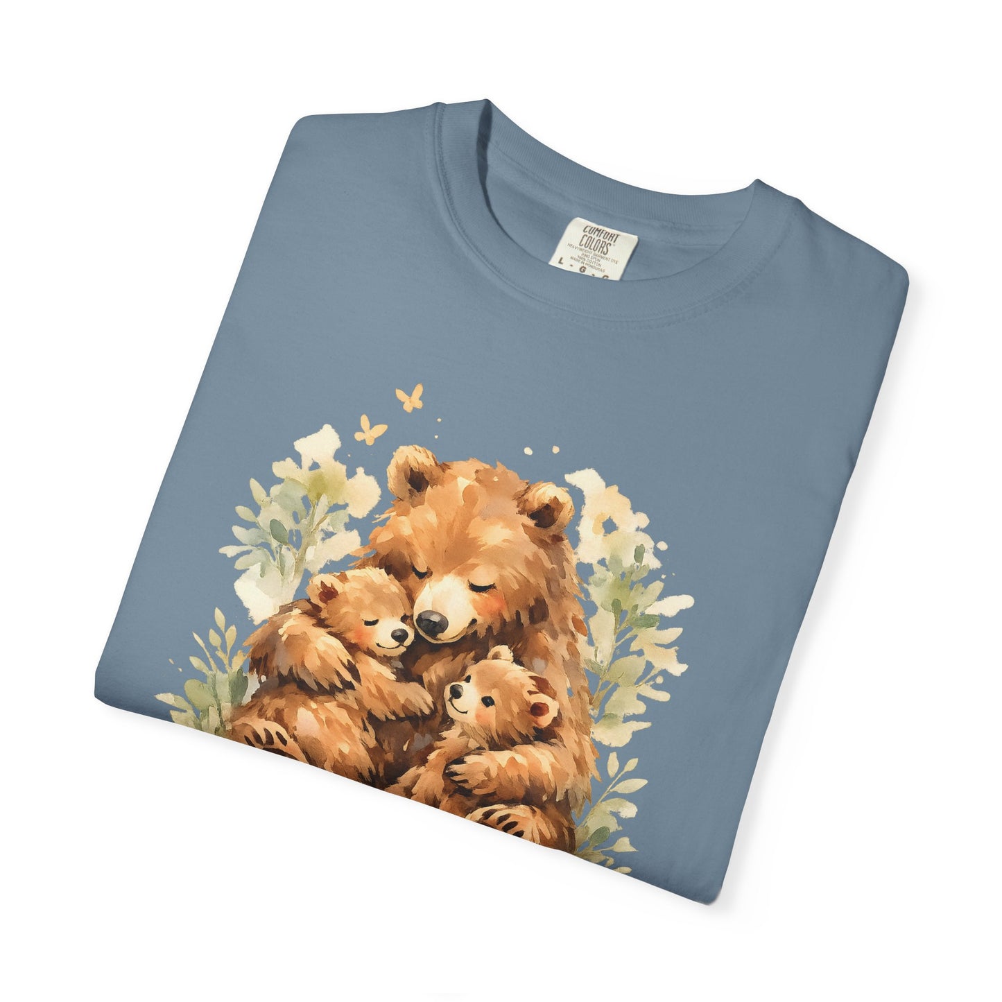 Mother Bear and Cubs Watercolor Tee | Wildlife Art Shirt | Mother Nature Gift | Unisex