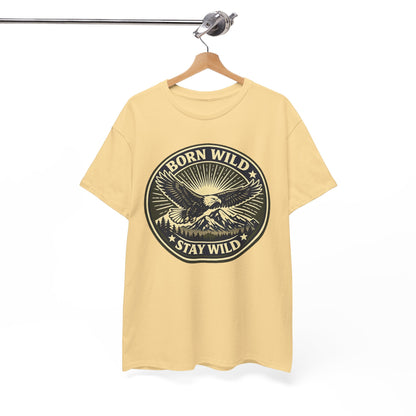 Eagle Ranger Patch Graphic Tee | Mid-Century Outdoor Shirt | Born Wild Stay Wild Unisex