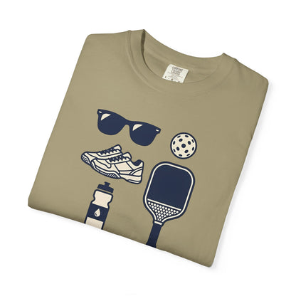 Pickleball Essentials Icon Tee Minimalist Pickler Sport Unisex Graphic Shirt