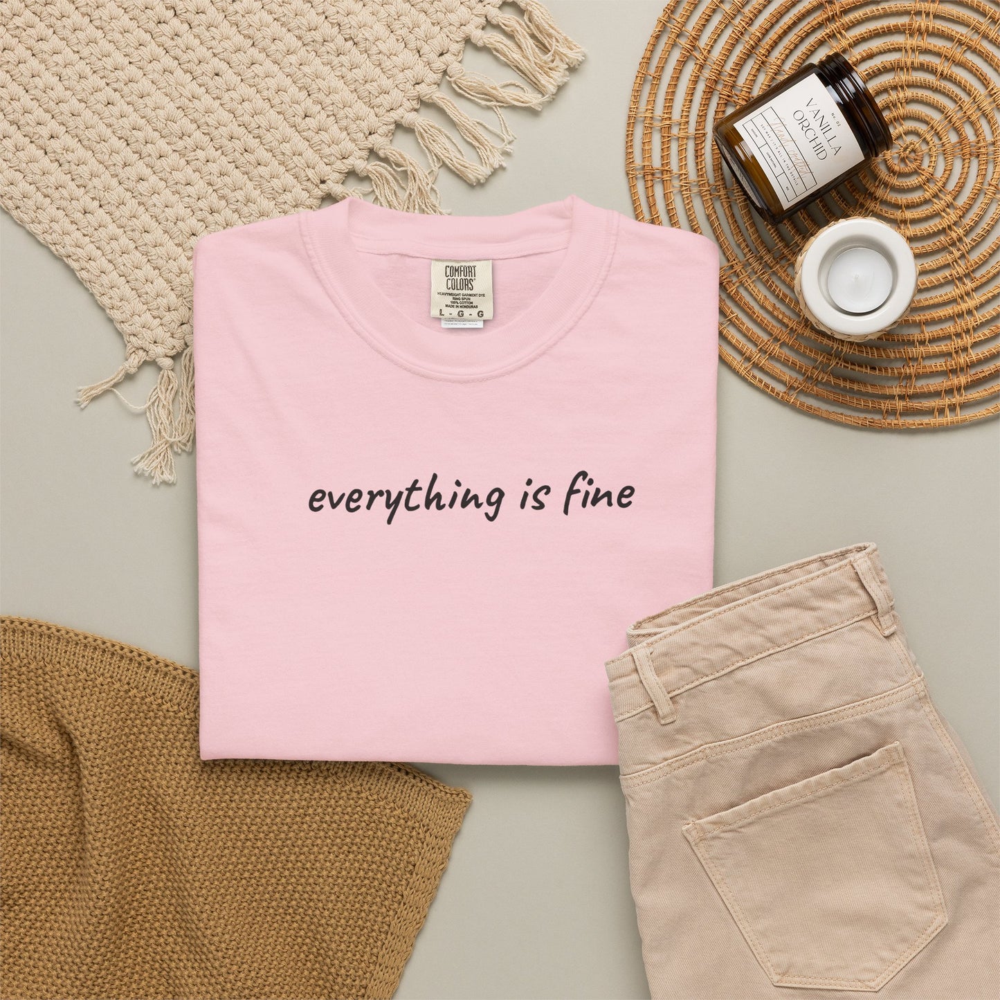 Everything is fine tee | being a mother is a blessing | mother's day gift tee