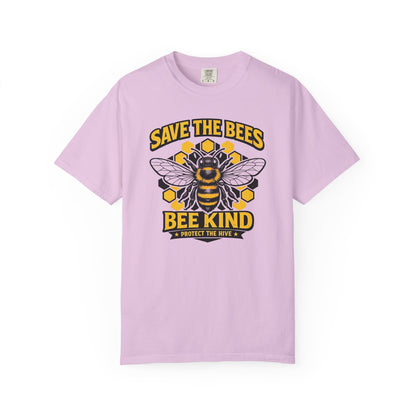 Save the Bees Graphic Tee | Bee Kind Conservation Shirt | Earth Day Gift | Nature Tee