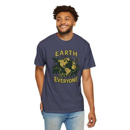 Earth Belongs to Everyone Earth Day Tee | Conservation Art Shirt | Wildlife Gift