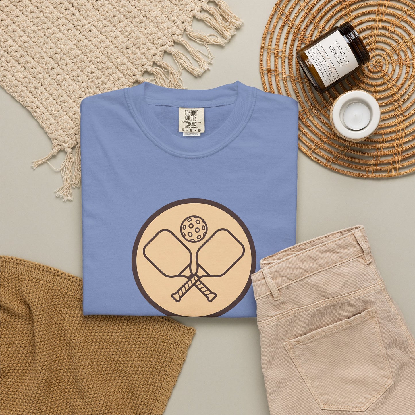 Vintage Pickleball Badge Tee Pickler Crest Minimalist Unisex Shirt