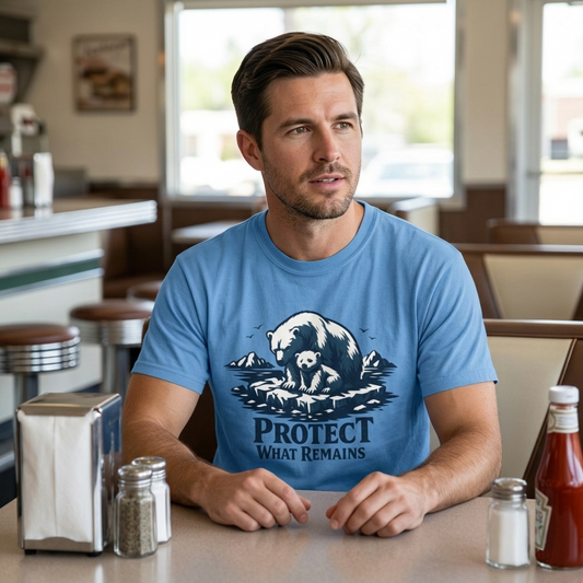 Polar Bear Conservation Tee | Protect What Remains | Climate Awareness Shirt | Unisex