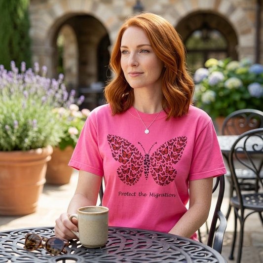 Monarch Migration Tee | Protect the Migration Shirt | Nature Lover Gift