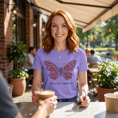 Monarch Migration Tee | Protect the Migration Shirt | Nature Lover Gift