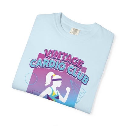 Vintage Cardio Club Retro 80s Lunge Graphic Tee | Workout Shirt Women