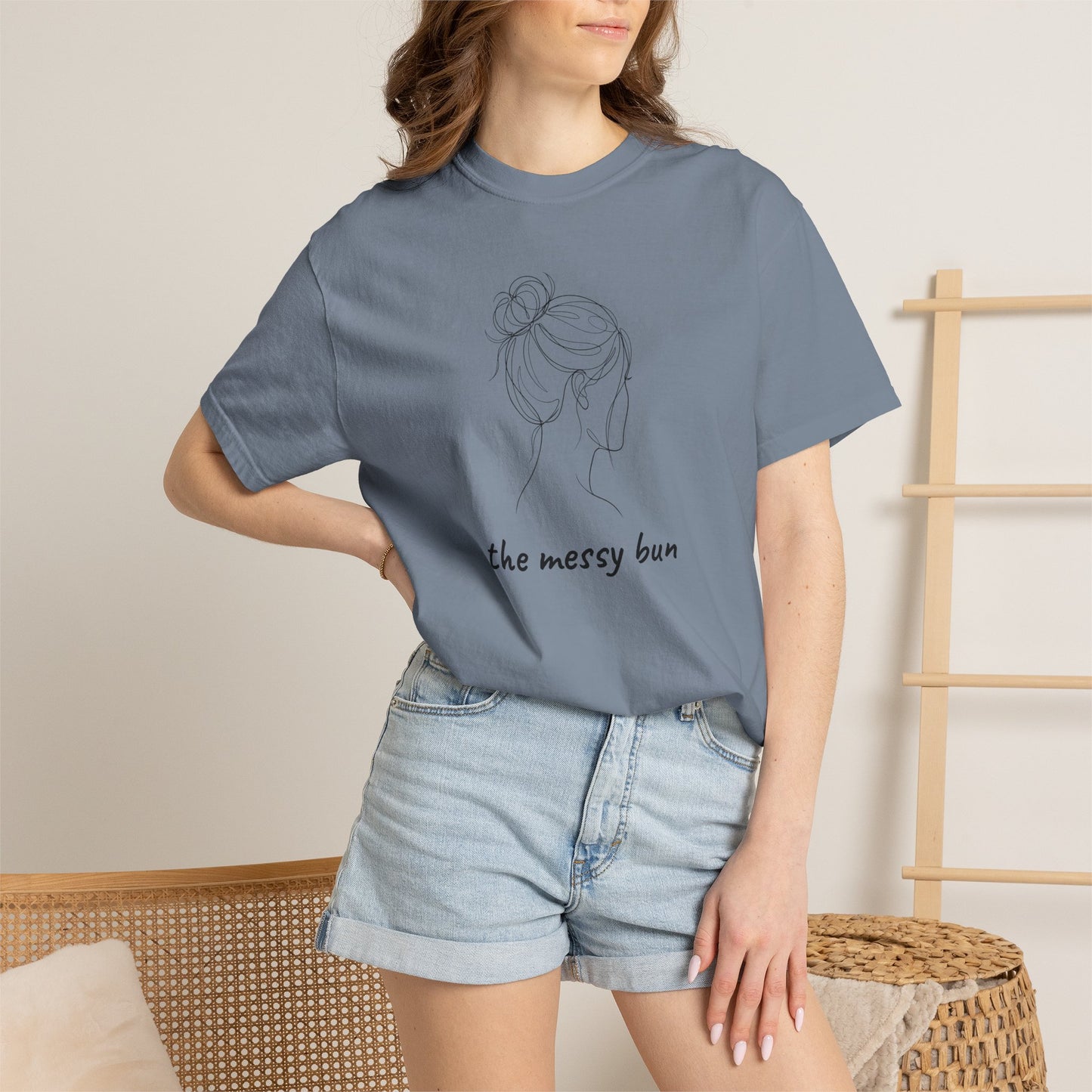 Messy Bun Mom Shirt | Funny Mom Tee | Mother's Day Gift | Mom Life T-Shirt