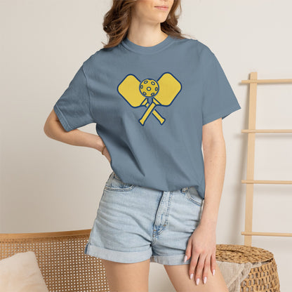 Pickleball Crossed Paddles Tee Pickler Minimalist Graphic Unisex Shirt