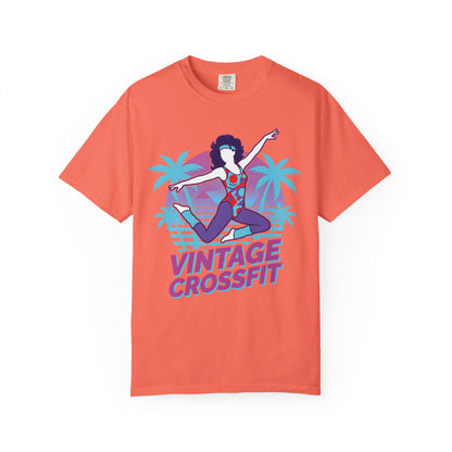 Vintage Crossfit Retro 80s Aerobics Graphic Tee | Gym Shirt Women