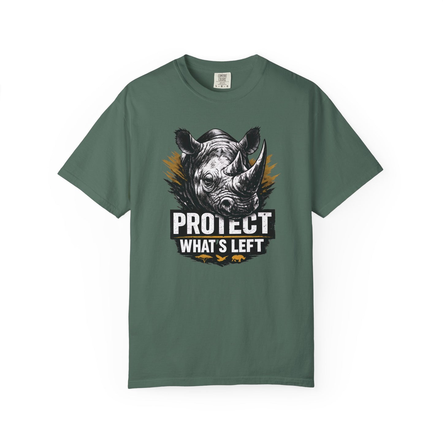 Black Rhino Conservation Tee | Protect What's Left | Endangered Species Shirt | Unisex