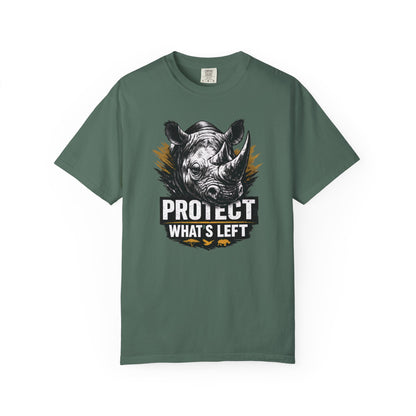 Black Rhino Conservation Tee | Protect What's Left | Endangered Species Shirt | Unisex
