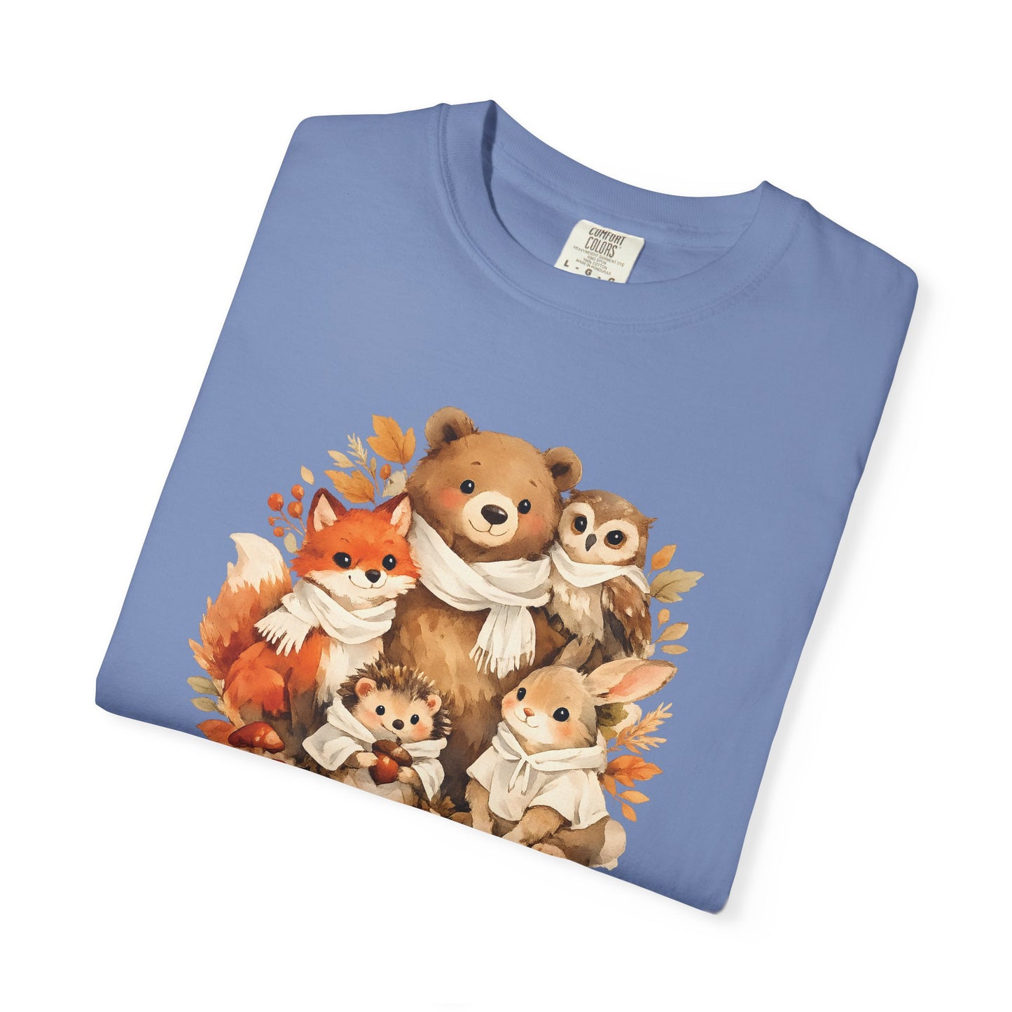 Woodland Friends Watercolor Tee | Forest Animal Gift Shirt | Wildlife Art | Nature Lover