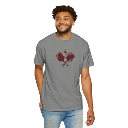 Pickleball Heart Icon Tee Pickler Love Minimalist Graphic Unisex Shirt