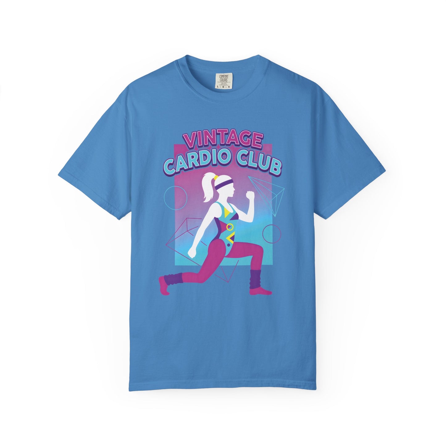 Vintage Cardio Club Retro 80s Lunge Graphic Tee | Workout Shirt Women