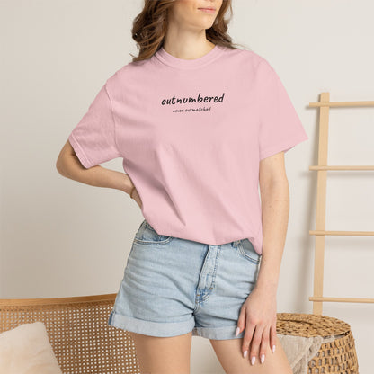 Outnumbered Mom Shirt | Funny Mom Tee | Mother's Day Gift | Mom of Boys T-Shirt
