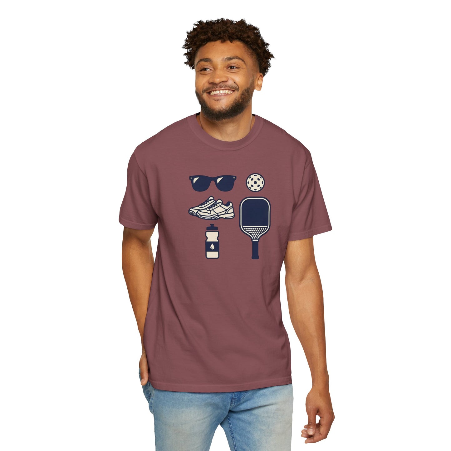 Pickleball Essentials Icon Tee Minimalist Pickler Sport Unisex Graphic Shirt