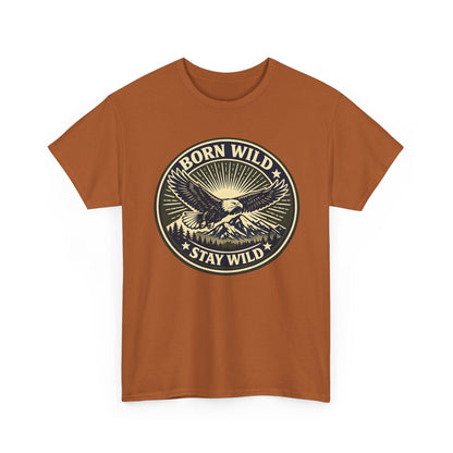 Eagle Ranger Patch Graphic Tee | Mid-Century Outdoor Shirt | Born Wild Stay Wild Unisex