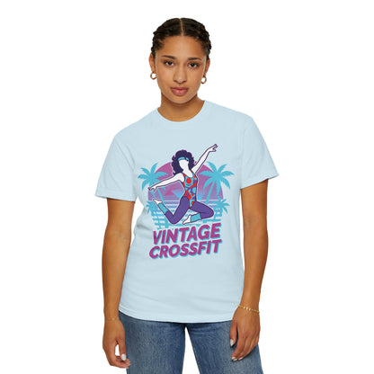 Vintage Crossfit Retro 80s Aerobics Graphic Tee | Gym Shirt Women
