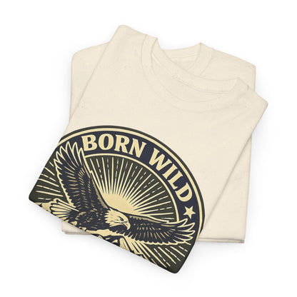 Eagle Ranger Patch Graphic Tee | Mid-Century Outdoor Shirt | Born Wild Stay Wild Unisex