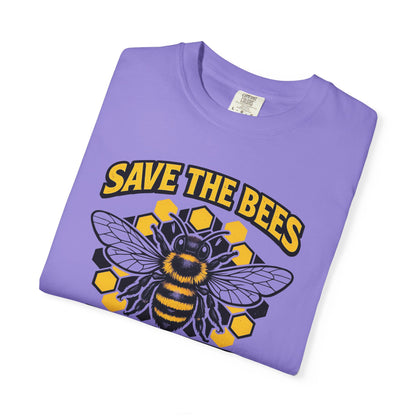 Save the Bees Graphic Tee | Bee Kind Conservation Shirt | Earth Day Gift | Nature Tee