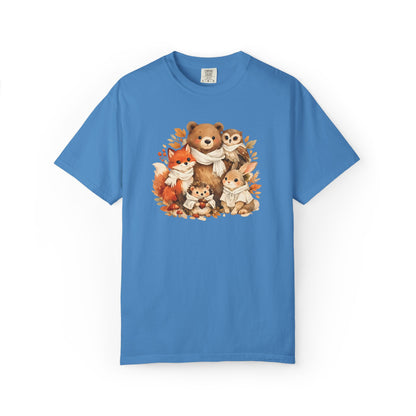 Woodland Friends Watercolor Tee | Forest Animal Gift Shirt | Wildlife Art | Nature Lover