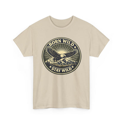 Eagle Ranger Patch Graphic Tee | Mid-Century Outdoor Shirt | Born Wild Stay Wild Unisex
