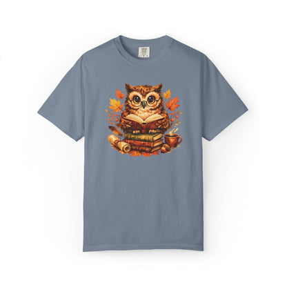Wise Owl Watercolor Humor Tee | Book Lover Nature Shirt | Whimsical Wildlife Gift
