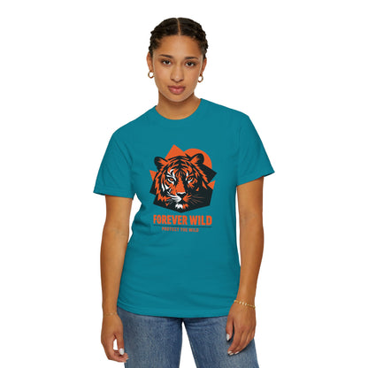 Tiger Forever Wild Conservation Tee | Protect the Wild Shirt | Endangered Animal Gift